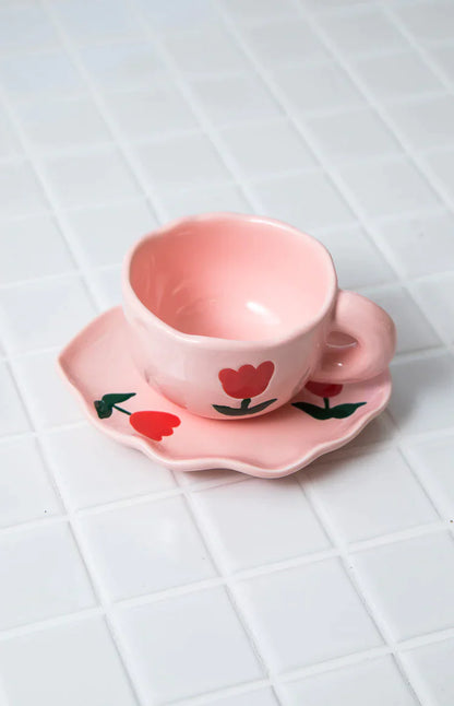 It Girl Ceramic Flower Mugs